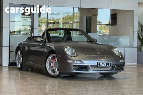 Silver 2005 Porsche 911 Convertible Carrera S