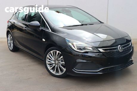 Black 2017 Holden Astra Hatchback RS-V