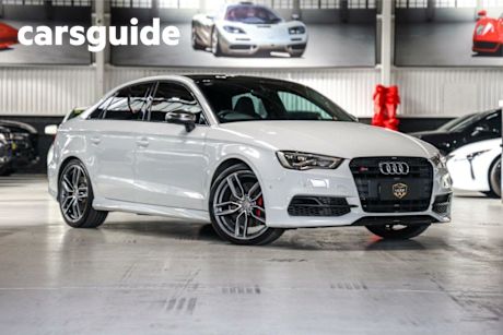 White 2015 Audi S3 Sedan S Tronic Quattro