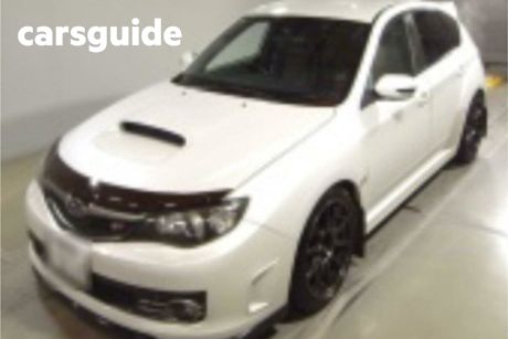 White 2009 Subaru Impreza Hatch WRX STI