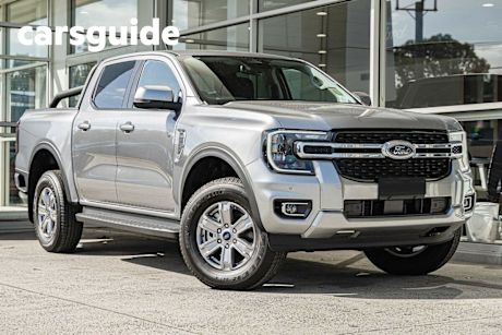 Silver 2024 Ford Ranger Double Cab Pick Up XLT 2.0 HI-Rider (4X2)