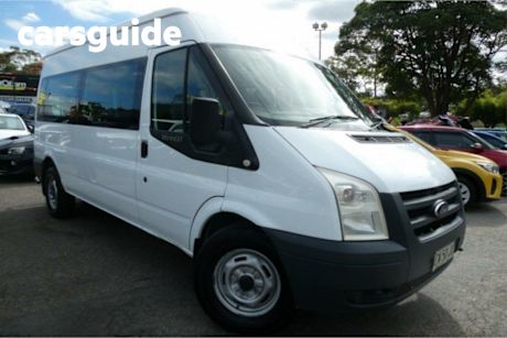 White 2011 Ford Transit Bus 12 Seat