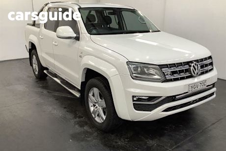 White 2018 Volkswagen Amarok Dual Cab Utility V6 TDI 550 Highline