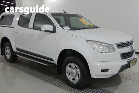 White 2016 Holden Colorado Crew Cab Pickup LS (4X4)