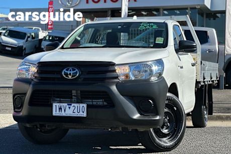 White 2022 Toyota Hilux Cab Chassis Workmate (4X2)