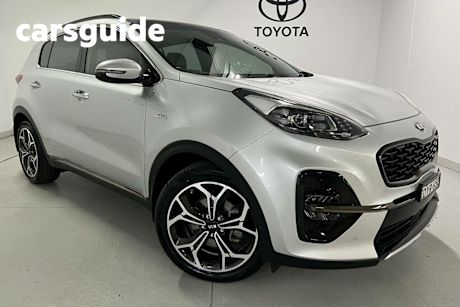Silver 2018 Kia Sportage Wagon GT-Line Grey Leather (awd)
