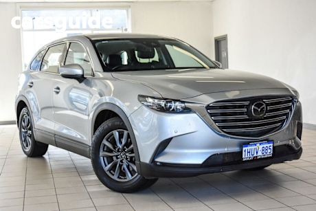 Silver 2022 Mazda CX-9 Wagon Touring (fwd)