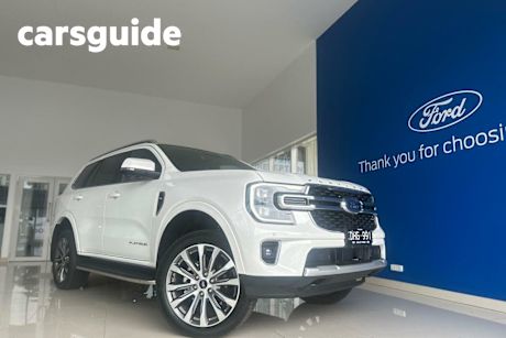White 2024 Ford Everest Wagon Platinum (4WD)