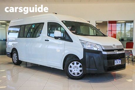 White 2021 Toyota Hiace Bus Slwb Commuter (12 Seats)