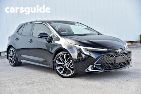Black 2024 Toyota Corolla Hatchback ZR TWO-Tone Option Premium PNT