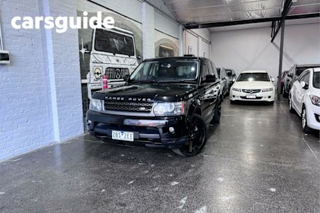 Black 2009 Land Rover Range Rover Sport Wagon 3.0 TDV6