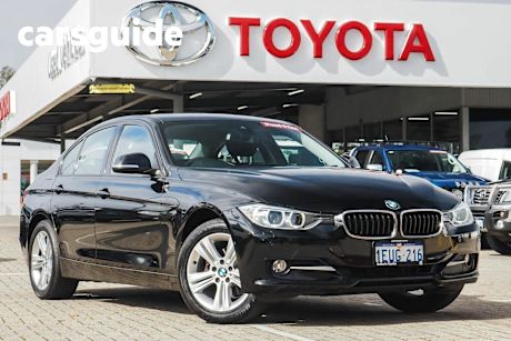 Black 2014 BMW 316I Sedan