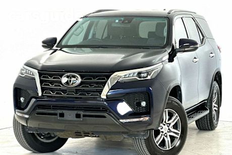Blue 2021 Toyota Fortuner Wagon GXL