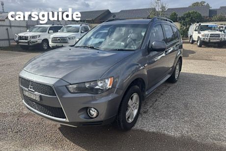 Grey 2012 Mitsubishi Outlander Wagon LS