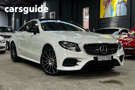 White 2017 Mercedes-Benz E400 Coupe