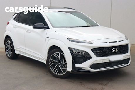 White 2020 Hyundai Kona Wagon N Line Premium TTR (awd)