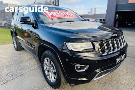 Black 2013 Jeep Grand Cherokee Wagon Overland (4X4)