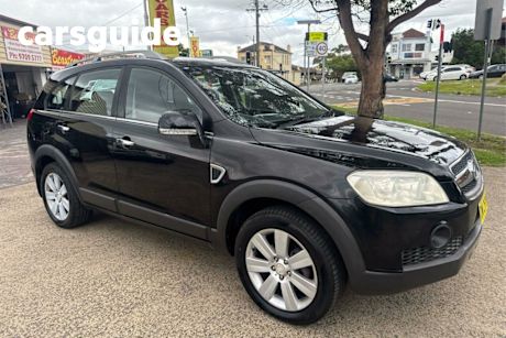 Black 2007 Holden Captiva Wagon LX (4X4)