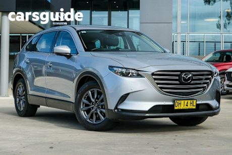 Silver 2023 Mazda CX-9 Wagon Touring (fwd)