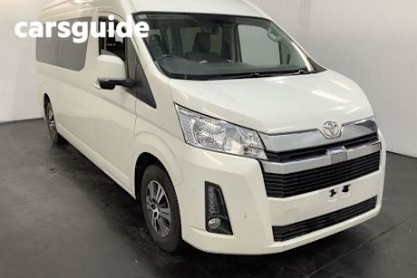 White 2020 Toyota Hiace Bus Slwb Commuter GL (12 Seats)