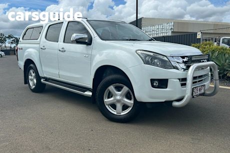 White 2016 Isuzu D-MAX Crew Cab Utility LS-Terrain HI-Ride (4X4)