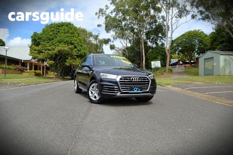 Blue 2018 Audi Q5 Wagon 2.0 TDI Quattro Design