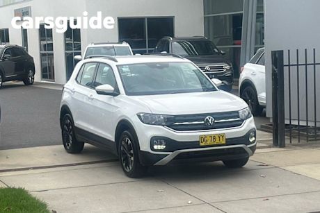 White 2023 Volkswagen T-Cross Wagon 85TSI DSG Life