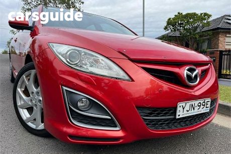 Red 2010 Mazda 6 Hatchback Luxury Sports