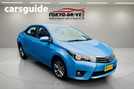 Blue 2014 Toyota Corolla Sedan SX