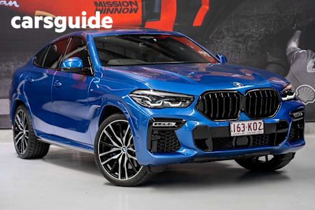 Blue 2020 BMW X6 Coupe Xdrive40I M Sport