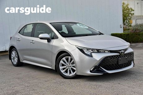 Silver 2023 Toyota Corolla Hatchback Ascent Sport + Convenience PK