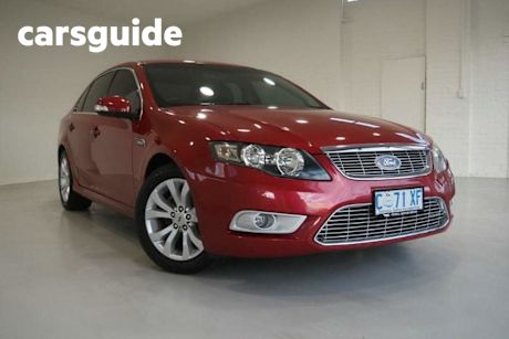 Red 2010 Ford Falcon Sedan G6E