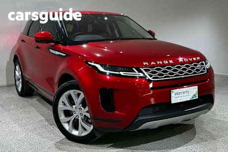 Red 2019 Land Rover Range Rover Evoque Wagon P250 SE (183KW)