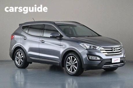Silver 2015 Hyundai Santa FE Wagon Elite Crdi (4X4)