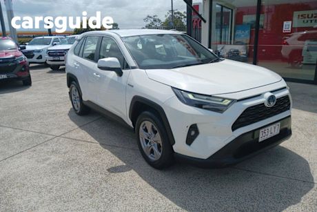 White 2022 Toyota RAV4 Wagon GX (2WD) Hybrid