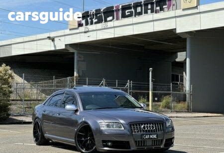 Silver 2006 Audi S8 Sedan V10 FSI Quattro