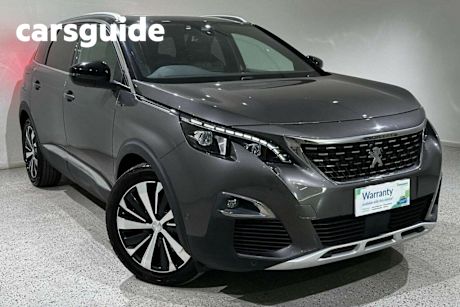 Grey 2020 Peugeot 5008 Wagon GT