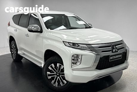 White 2021 Mitsubishi Pajero Sport Wagon GLS (4WD) 7 Seat