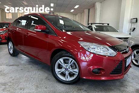 Red 2013 Ford Focus Hatch Trend