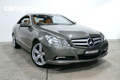 Grey 2010 Mercedes-Benz E250 Coupe CDI Elegance