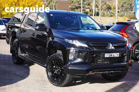 Black 2020 Mitsubishi Triton Double Cab Pick Up GSR (4X4)