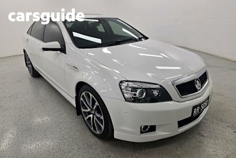 White 2016 Holden Caprice Sedan V