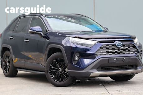 Blue 2022 Toyota RAV4 Wagon Cruiser (2WD) Hybrid
