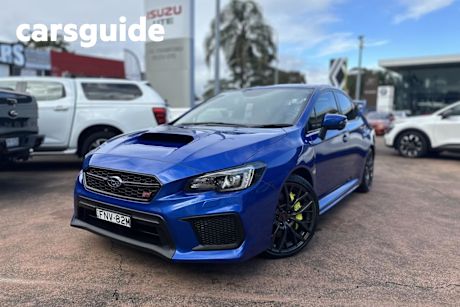 Blue 2018 Subaru WRX Sedan STI Spec R