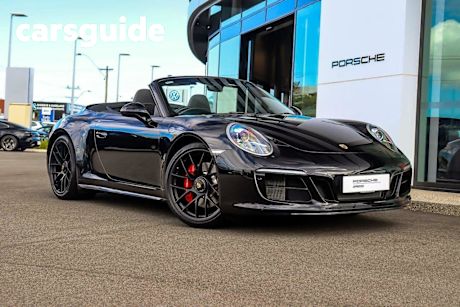 Black 2018 Porsche 911 Cabriolet Carrera GTS