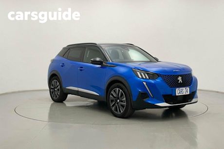 Blue 2023 Peugeot E-2008 Wagon GT