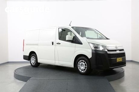 White 2020 Toyota Hiace Van LWB