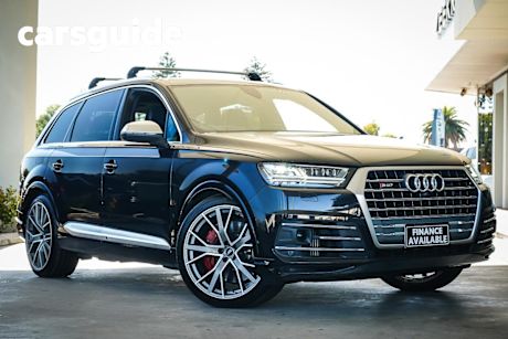Black 2018 Audi SQ7 Wagon 4.0 TDI V8 Quattro