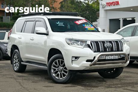 White 2018 Toyota Landcruiser Prado Wagon VX (4X4)