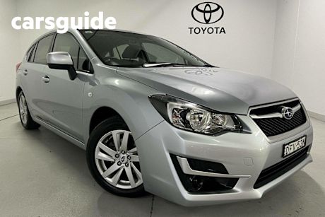 Silver 2016 Subaru Impreza Hatchback 2.0I (awd)
